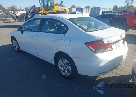 2013 Honda Civic Lx from USA, damaged, VIN 2HGFB2F53DH585694